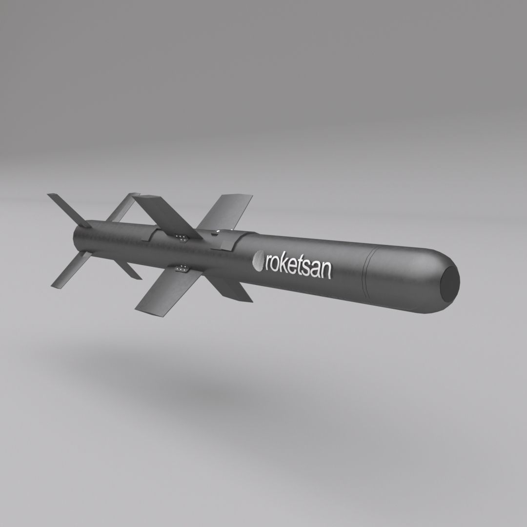 mam-c mini smart ammunition Low-poly 3D model_8