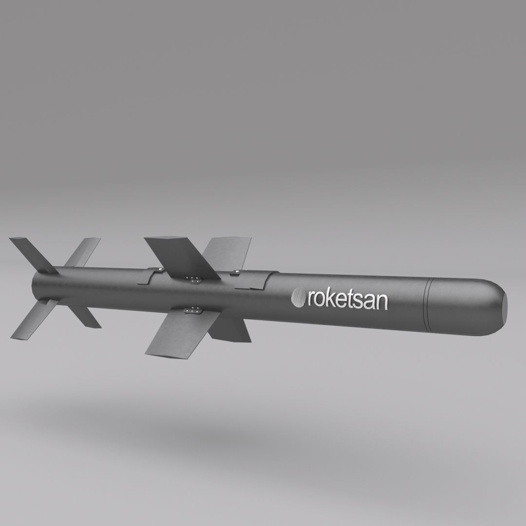 mam-c mini smart ammunition Low-poly 3D model_3