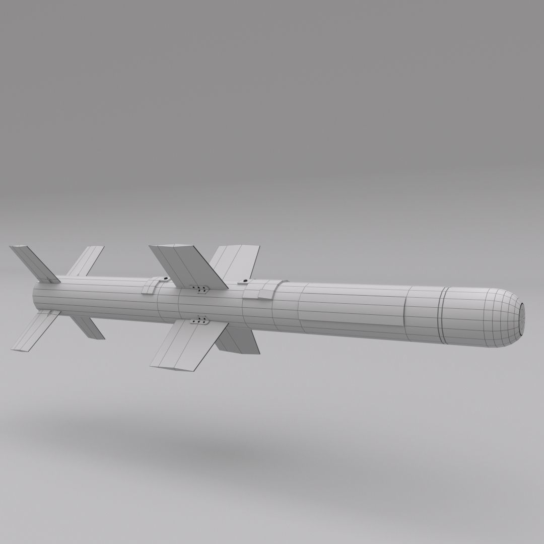 mam-c mini smart ammunition Low-poly 3D model_9