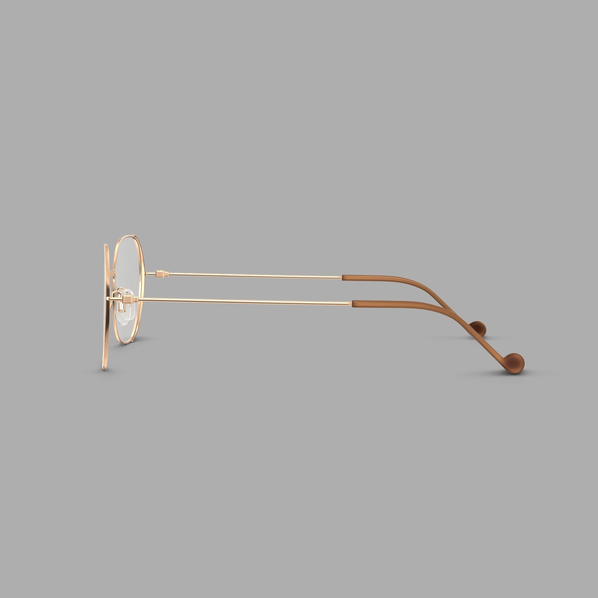 William Morris 50171 C1 Glasses Low-poly 3D model_3