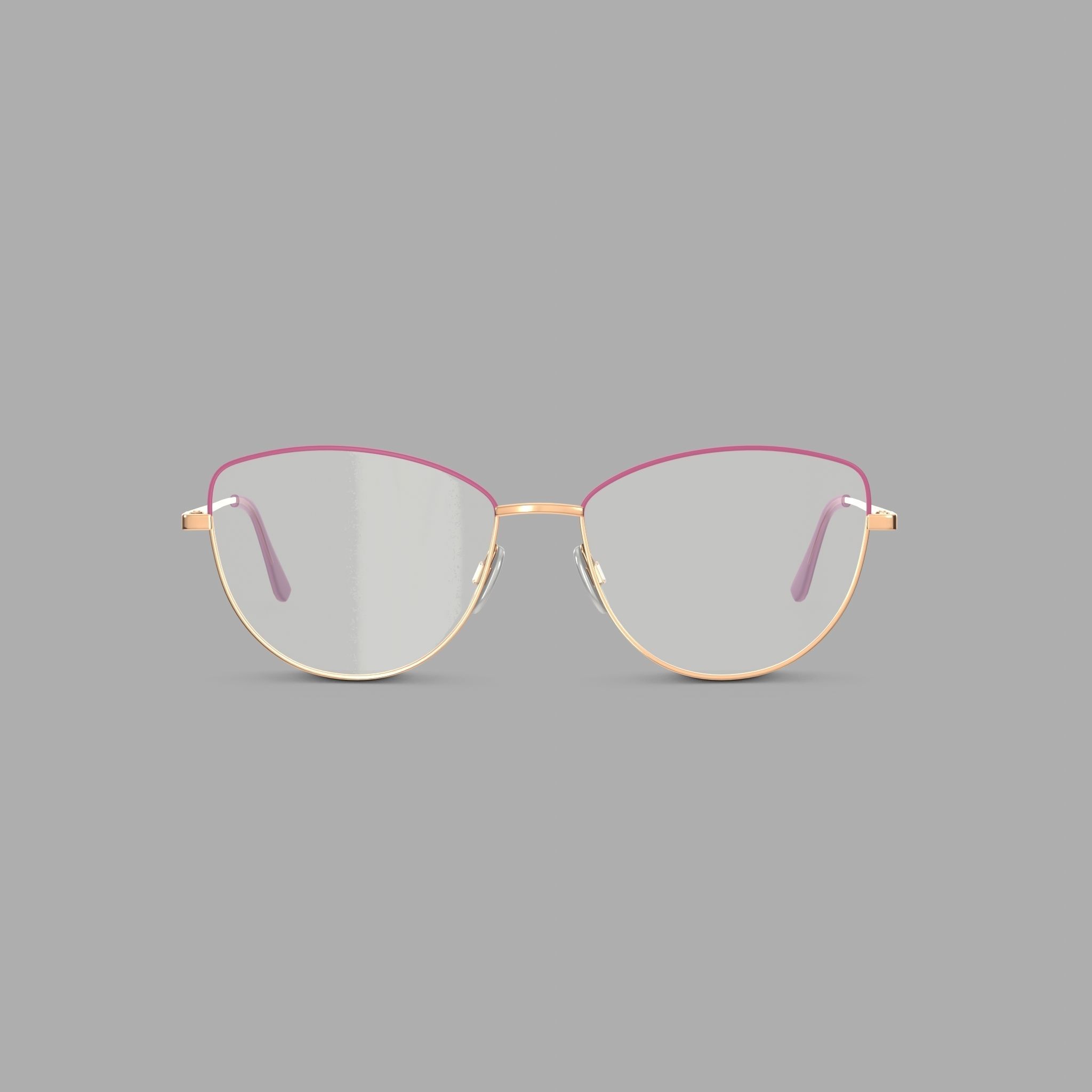 William Morris 50173 C1 Glasses Low-poly 3D model_2