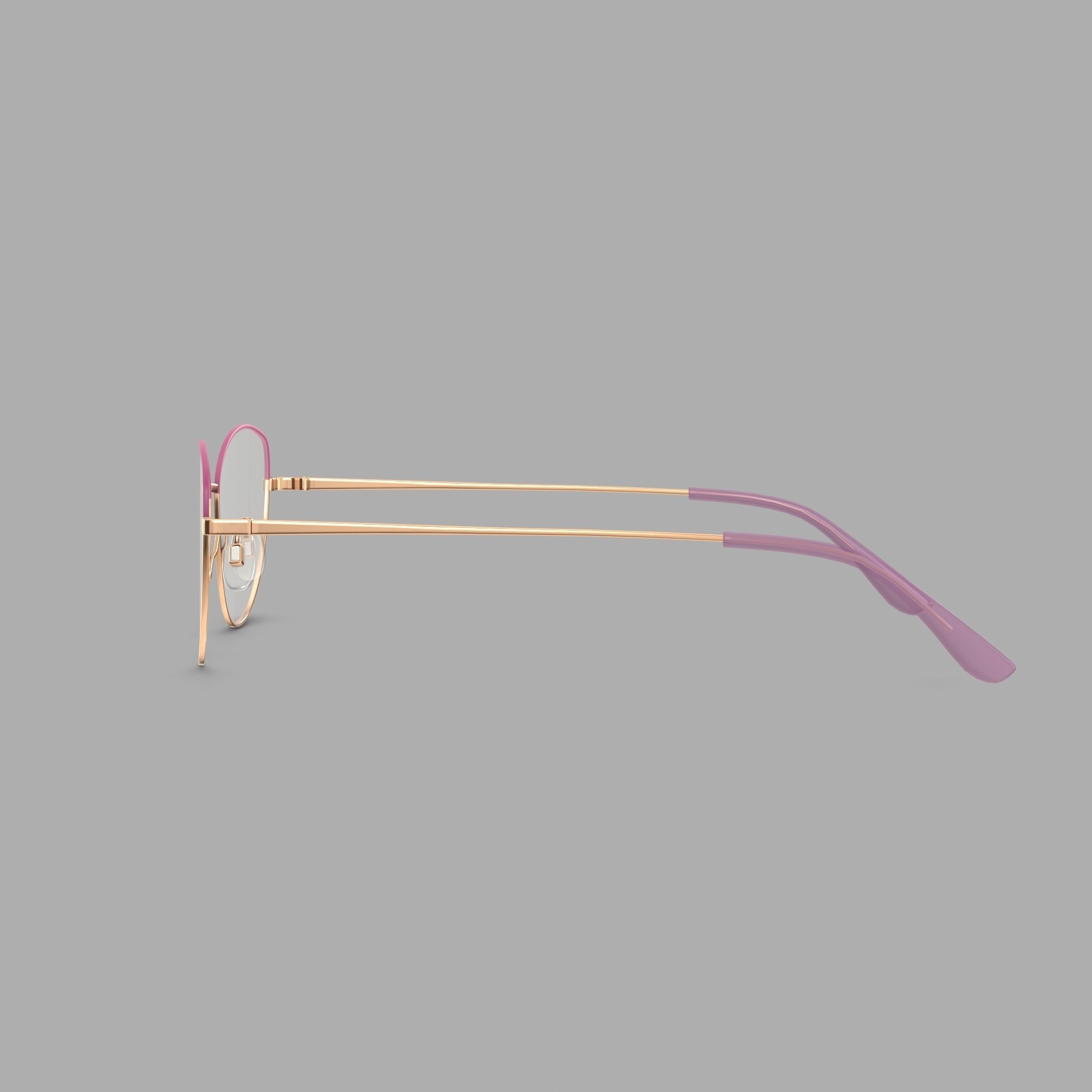 William Morris 50173 C1 Glasses Low-poly 3D model_3