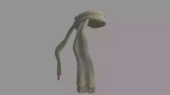 Fshion  Scarf 3D model