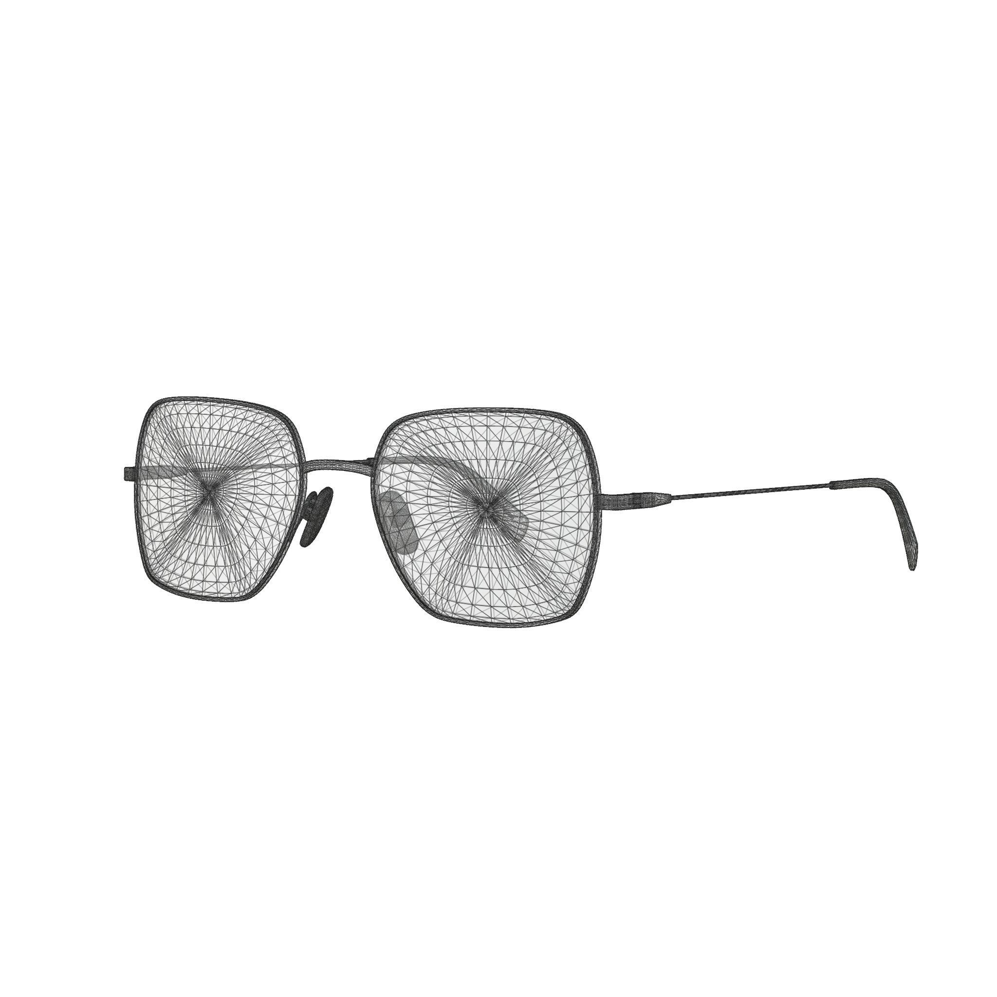 William Morris Caroline C2 Glasses  Low-poly 3D model_5
