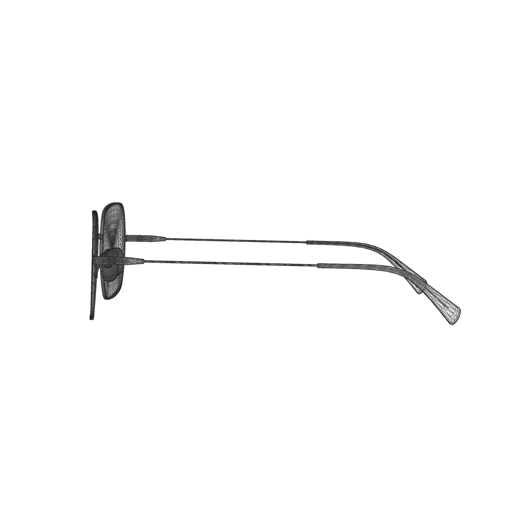 William Morris Caroline C2 Glasses  Low-poly 3D model_8