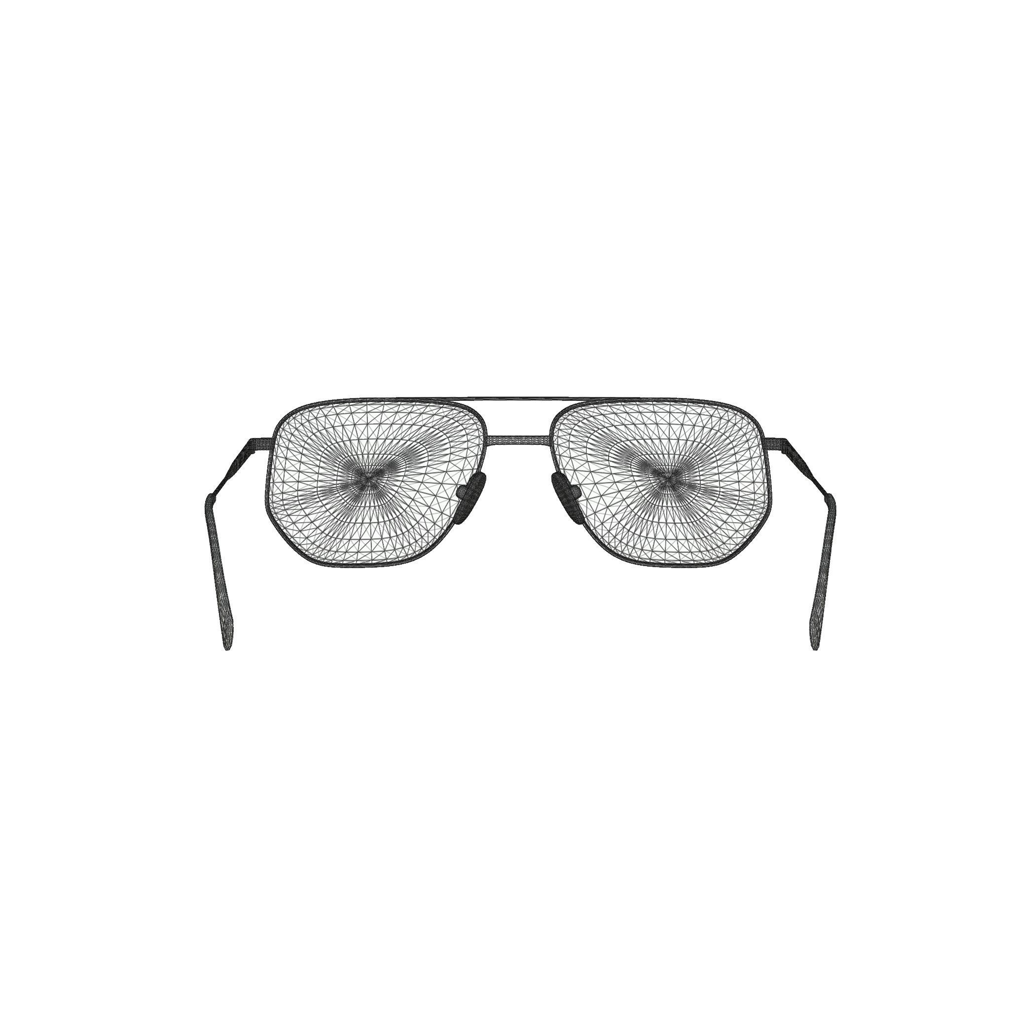 William Morris - PAUL C1 Glasses Low-poly 3D model_5