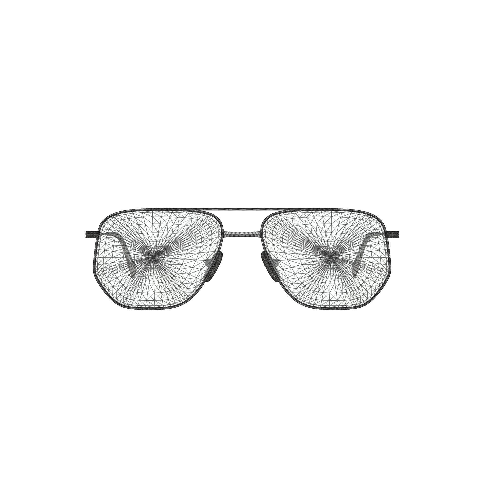 William Morris - PAUL C1 Glasses Low-poly 3D model_6