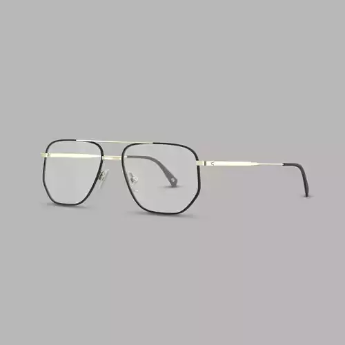 William Morris - PAUL C1 Glasses Low-poly 3D model