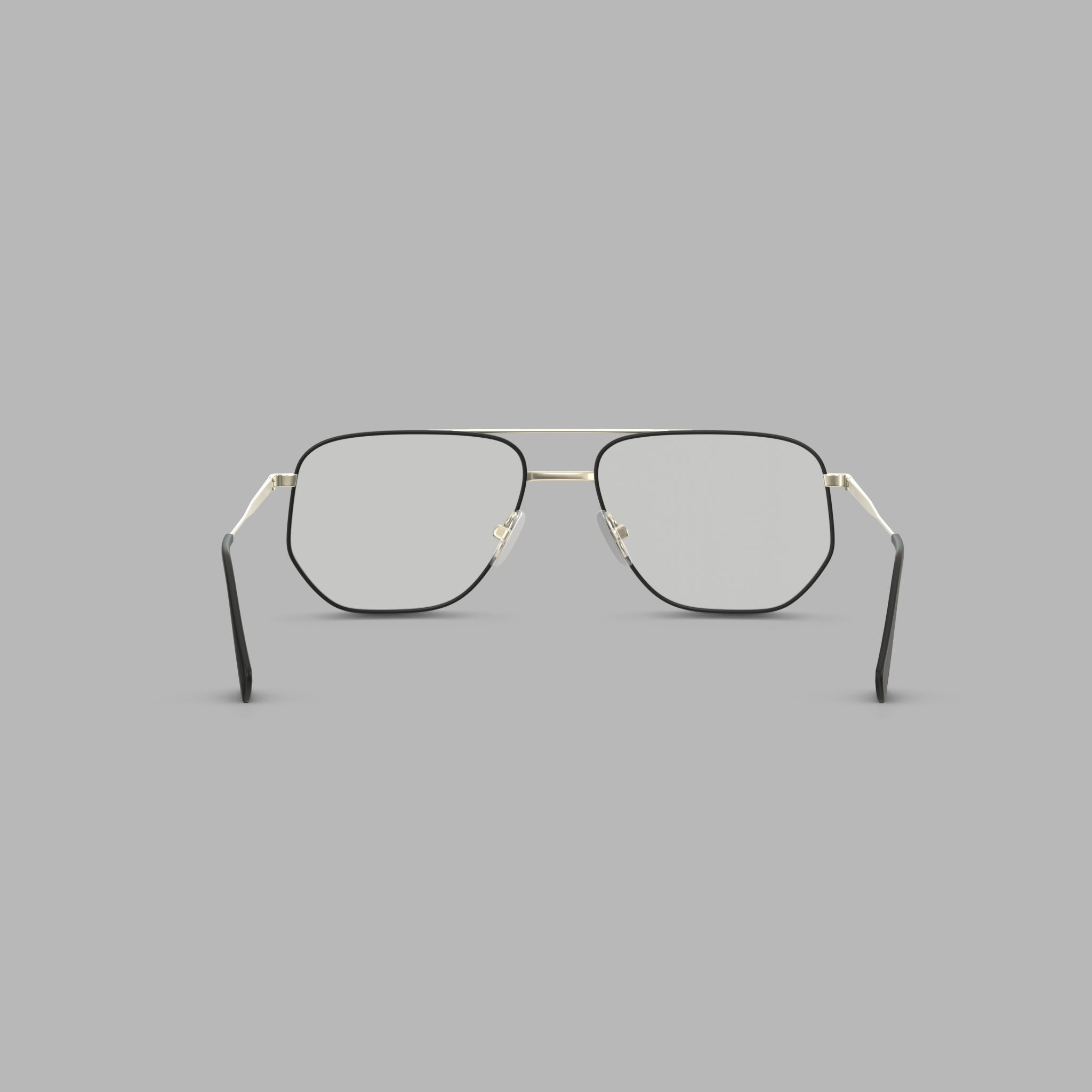 William Morris - PAUL C1 Glasses Low-poly 3D model_1