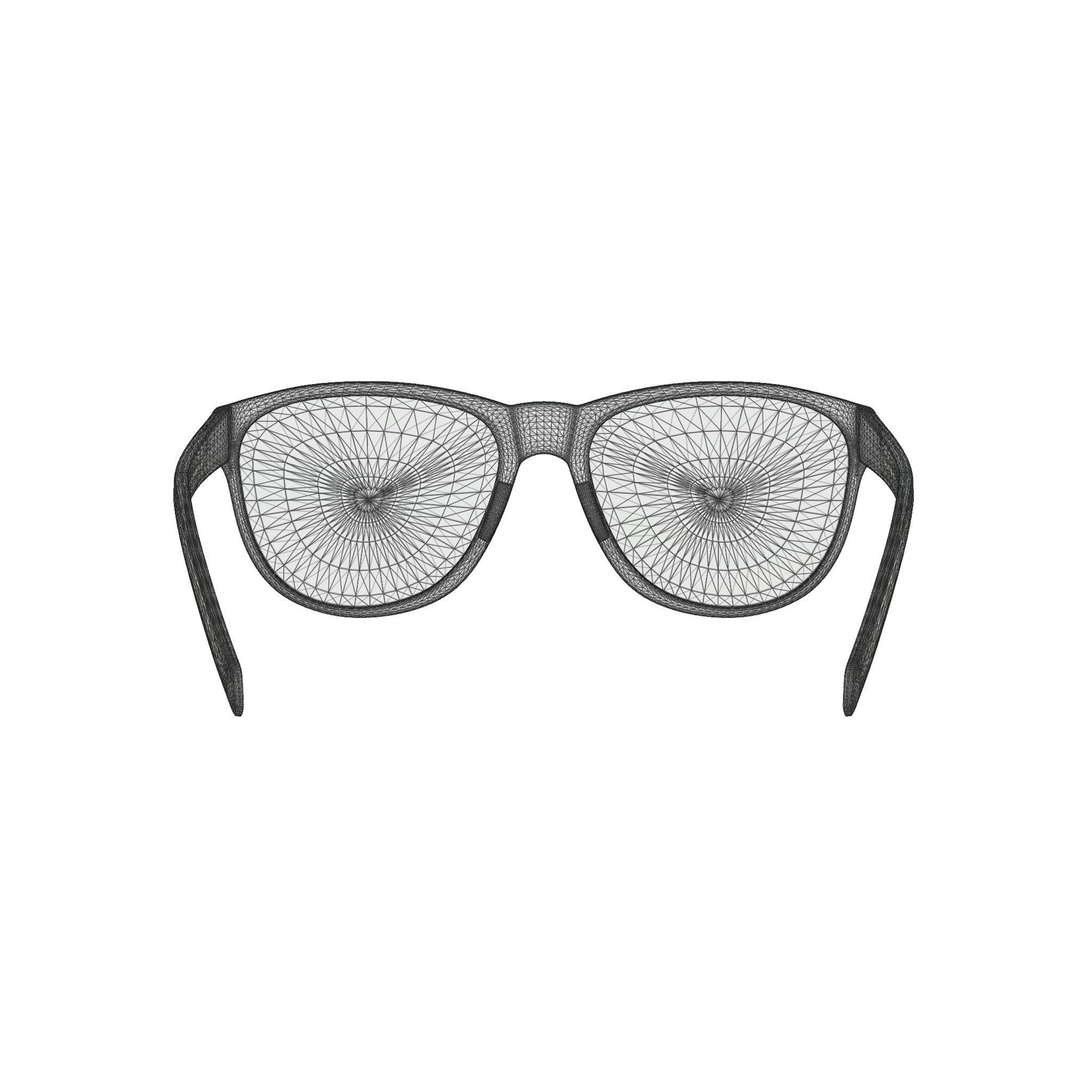 Adidas Wildcharge - A425 Sport glasses Low-poly 3D model_6