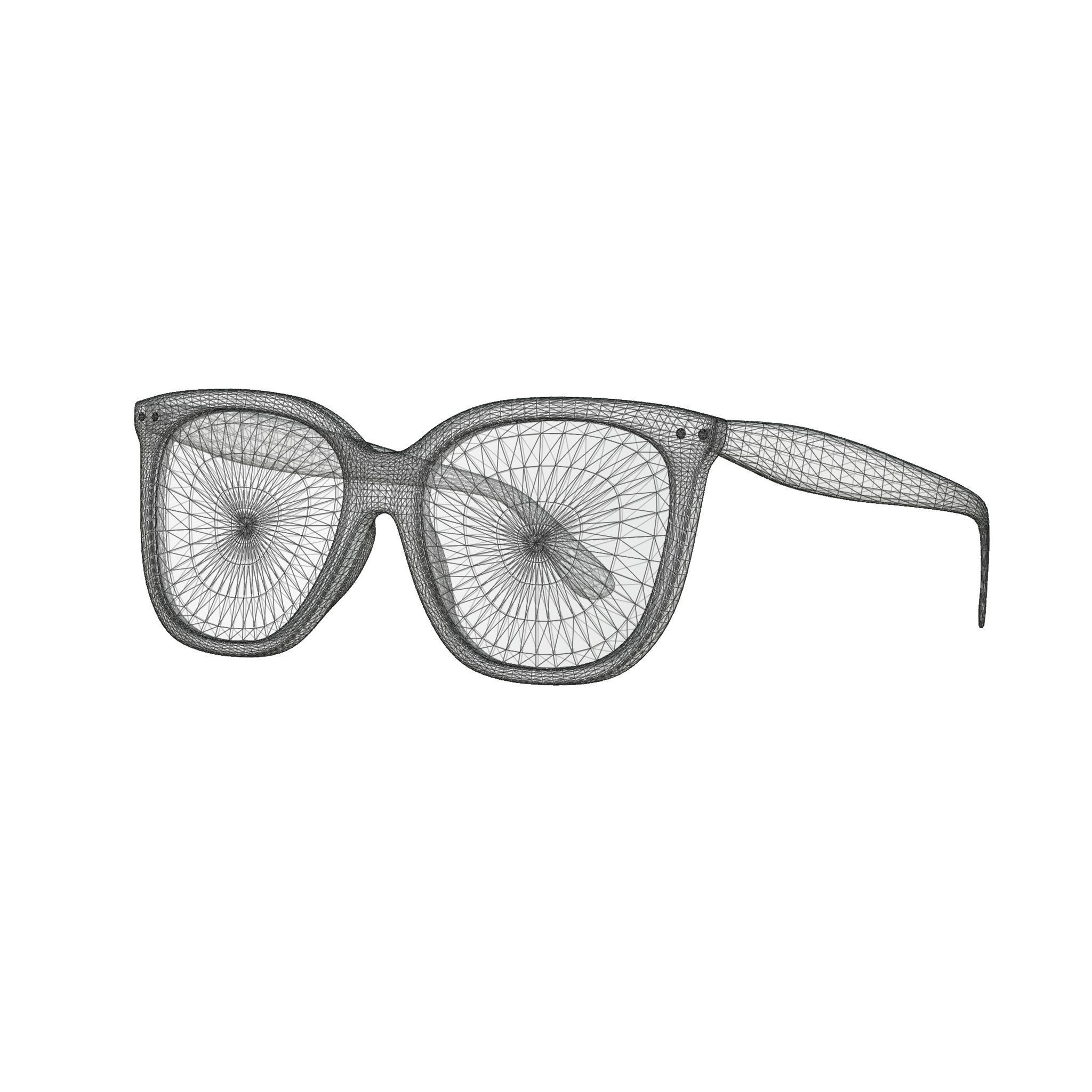 Bottega Veneta BV0252SA Sunglasses Low-poly 3D model_5