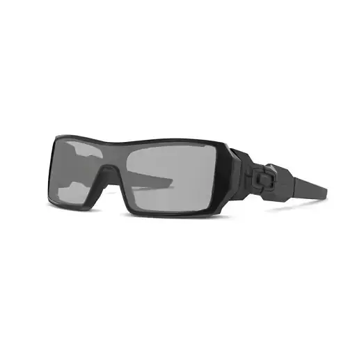 Oakley Conductor 6 Black Iridium OO4106 Sport glasses Low-poly 3D model