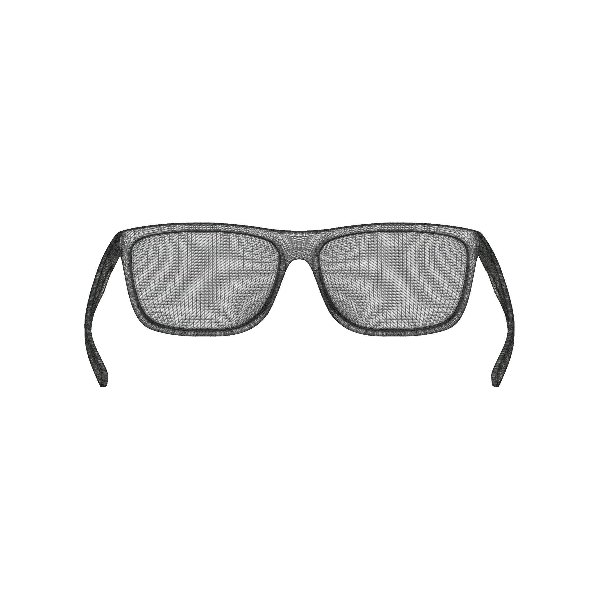 Oakley Holston Midnight Collection Prizm Black Sport glasses Low-poly 3D model_6