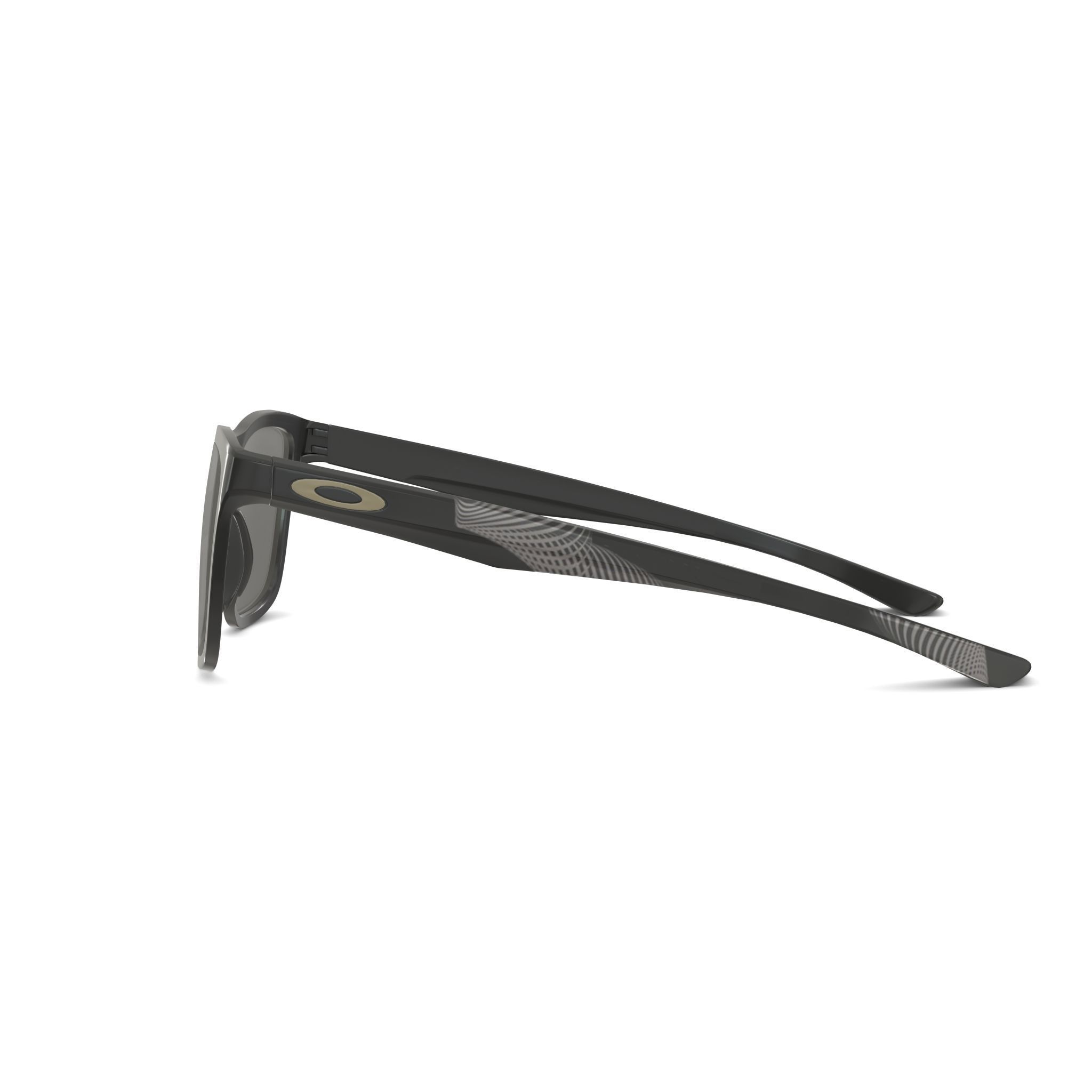 Oakley Holston Midnight Collection Prizm Black Sport glasses Low-poly 3D model_3