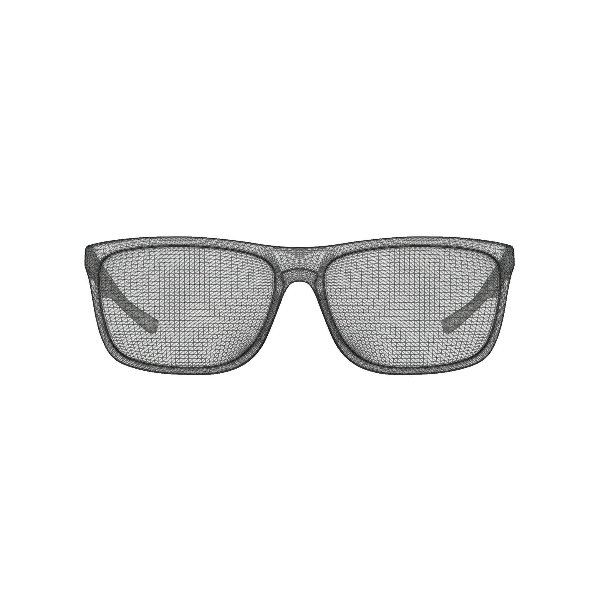 Oakley Holston Midnight Collection Prizm Black Sport glasses Low-poly 3D model_7