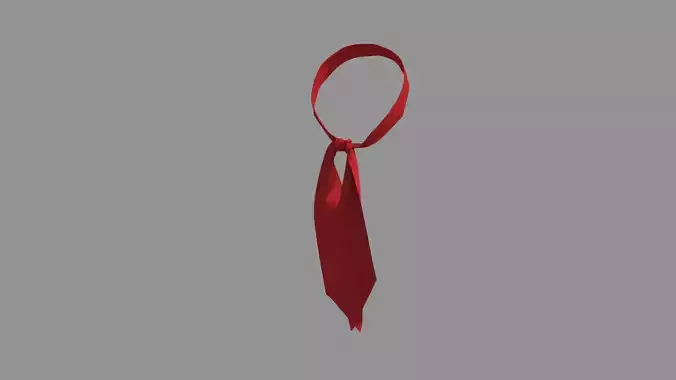 Scarf tie 3D model