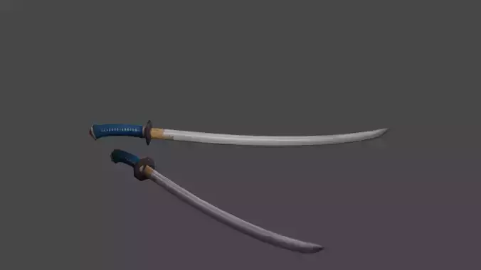 Low Poly Willow Leaf Sabre 