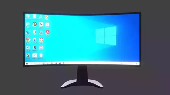 PC Monitor Free 3D model