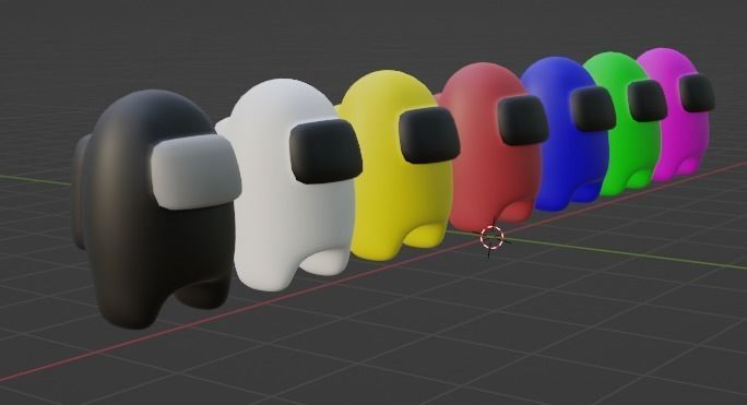 AMONG US 3D model_2