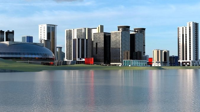 Citypack 04 3D model 6