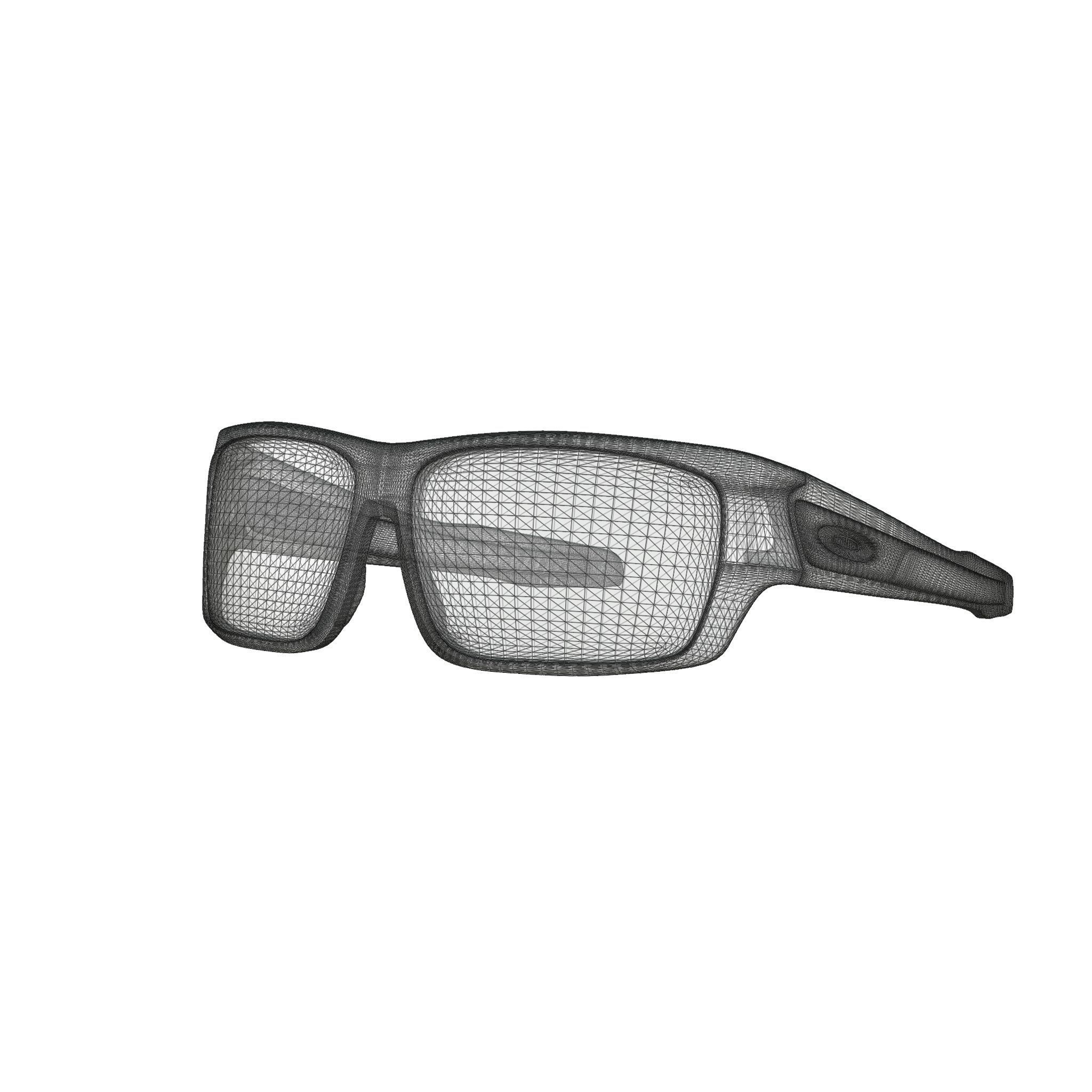 Oakley Turbine XS - Rubin Iridium OJ9003 Sport glasses Low-poly 3D model_5