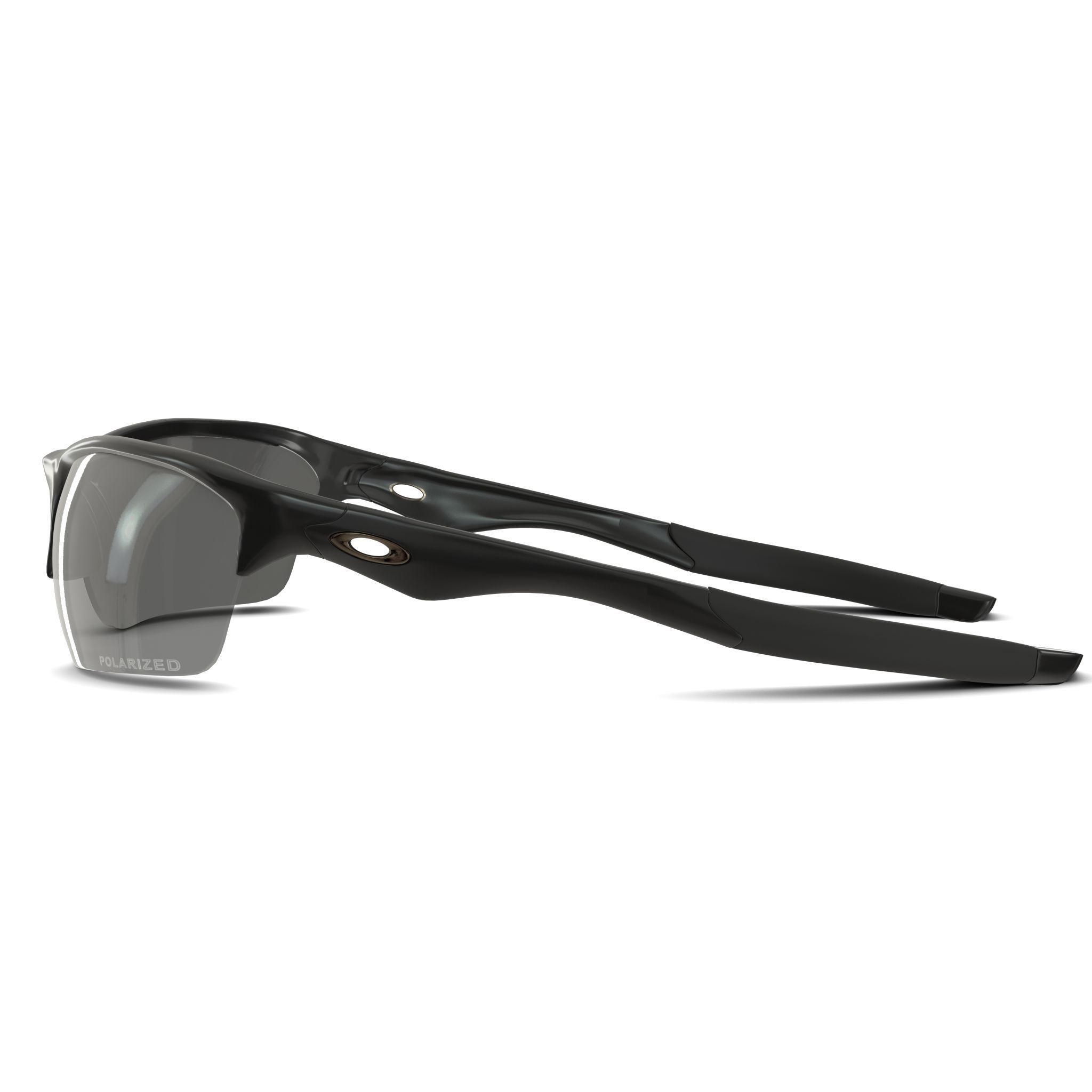 Oakley Bottle Rocket Black Iridium Polarized Sport glasses Low-poly 3D model_3