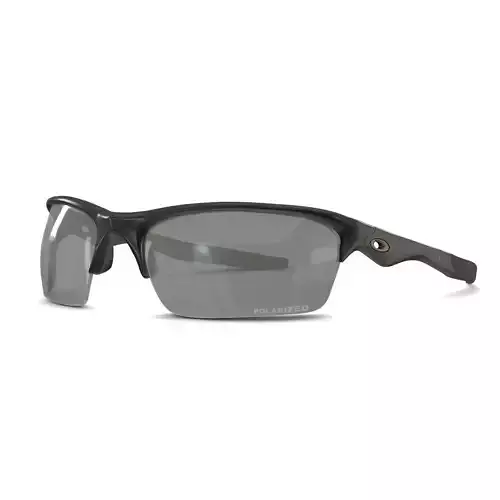 Oakley Bottle Rocket Black Iridium Polarized Sport glasses Low-poly 3D model