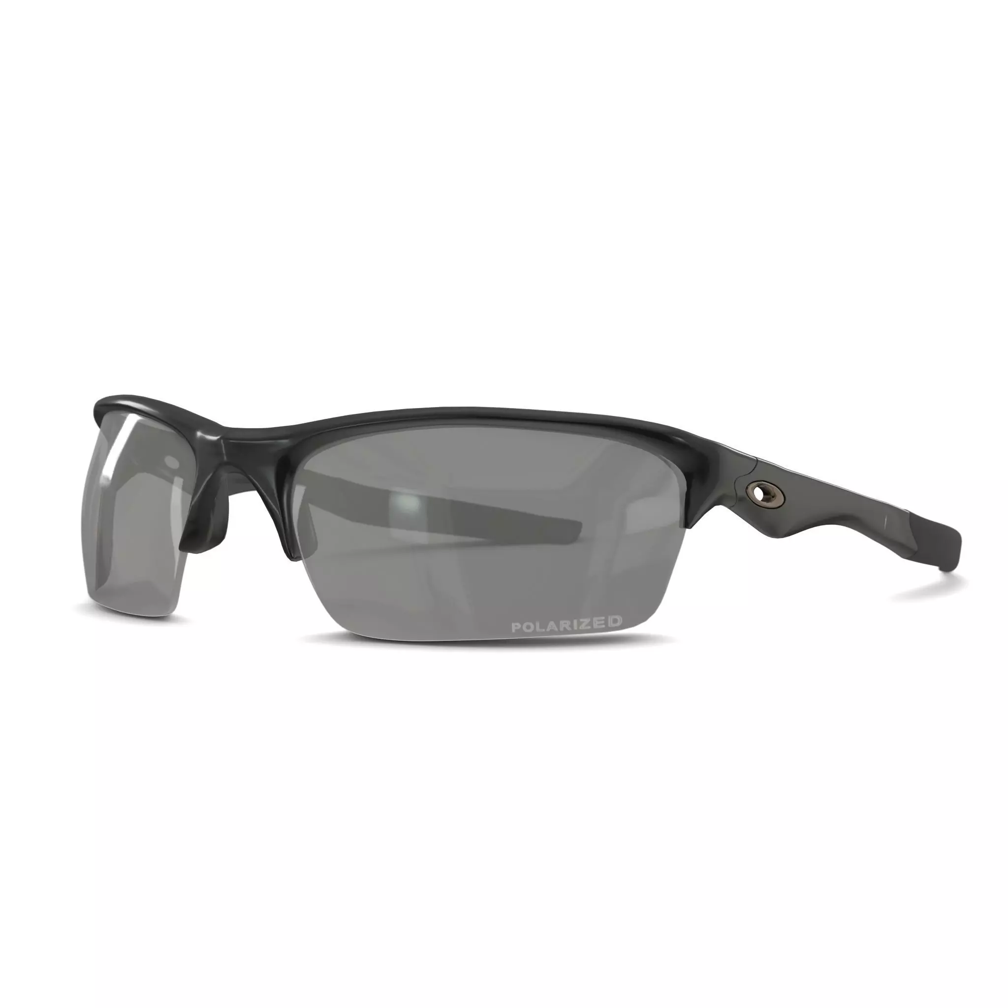 Oakley Bottle Rocket Black Iridium Polarized Sport glasses Low-poly 3D model_0