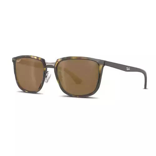 Ray Ban - RB4303 710 83 Sunglasses Low-poly 3D model