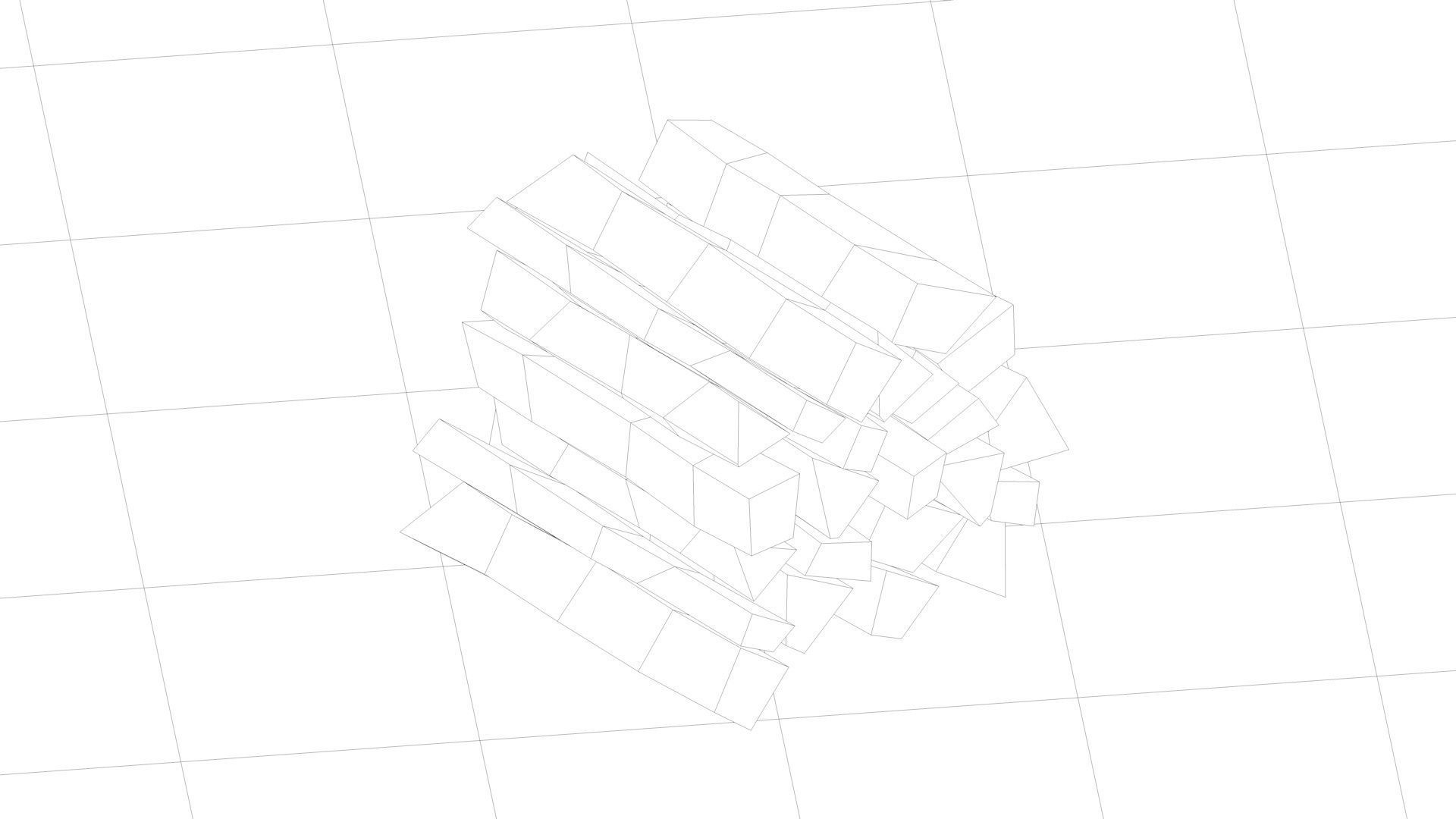 firewood firewood wood pile C4D model Low-poly 3D model_2