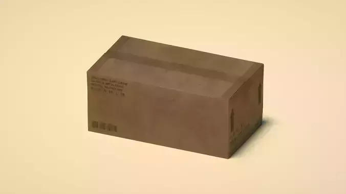 carton  box C4D model