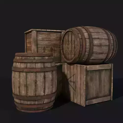 Game Ready Crates and Barrels