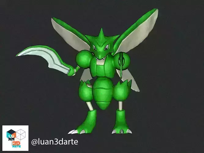 Scyther 3D Model pokemon