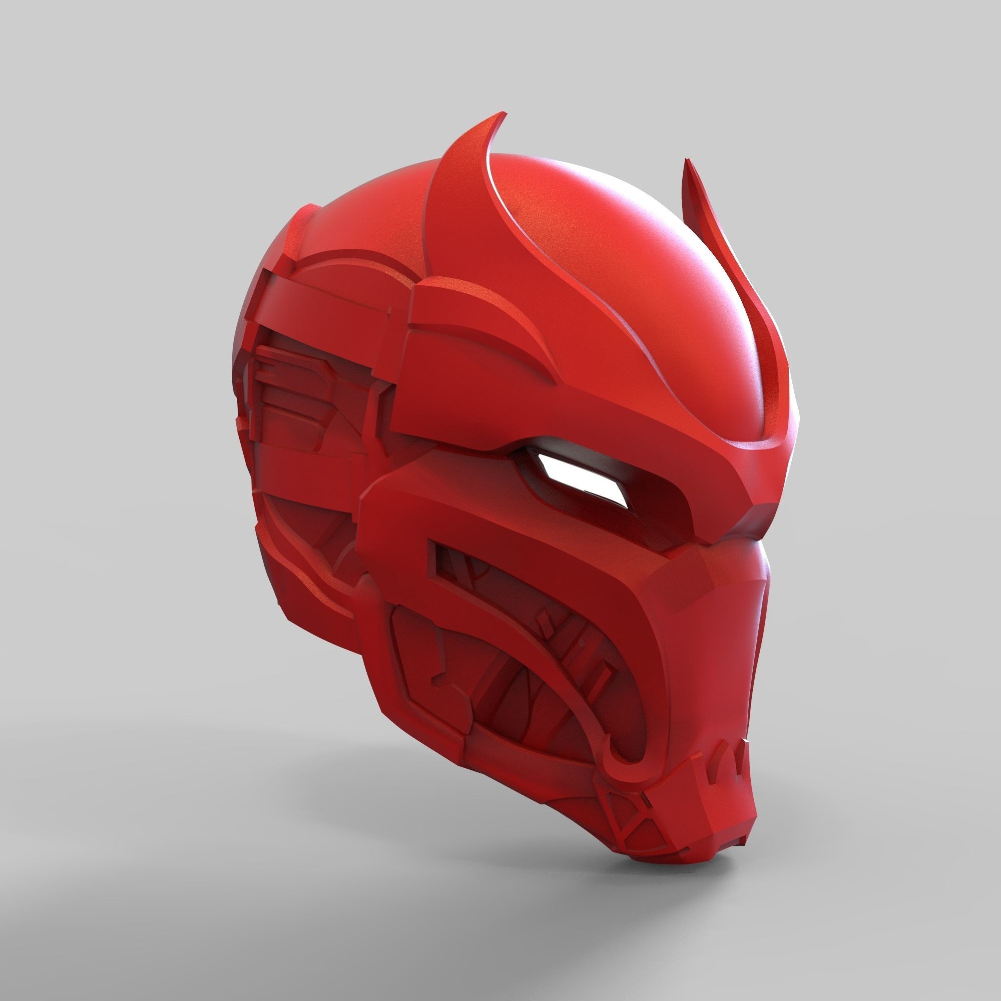 Red Hood Gotham Knights Shinobi Samurai Wearable Helmet  3D print model_34