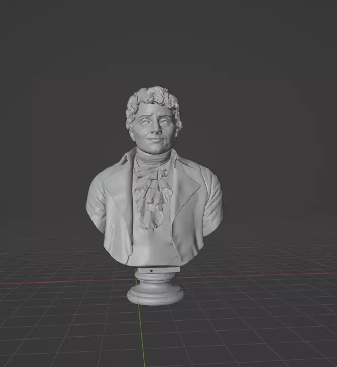 Joseph Fourier 3D print model_0