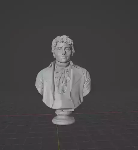 Joseph Fourier 3D print model