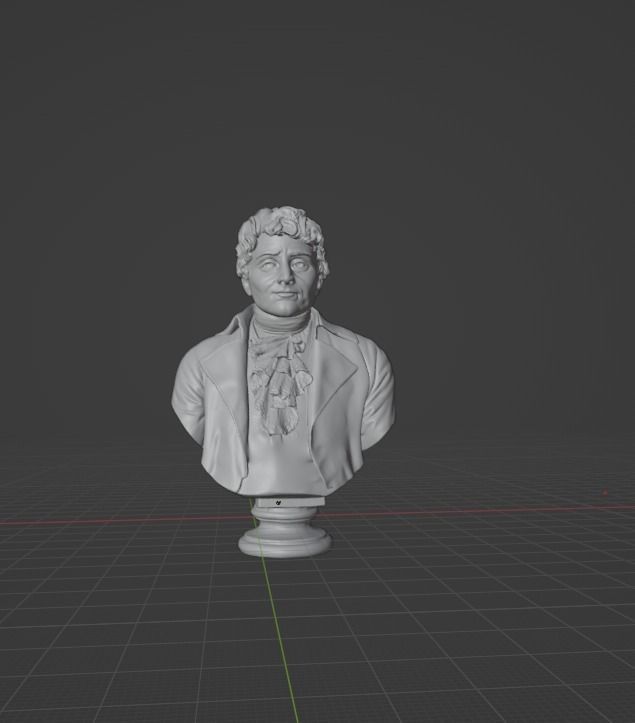Joseph Fourier 3D print model_16