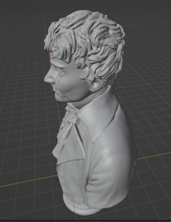 Joseph Fourier 3D print model_4