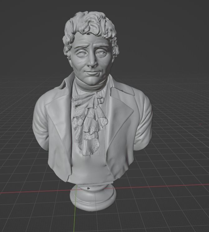 Joseph Fourier 3D print model_18