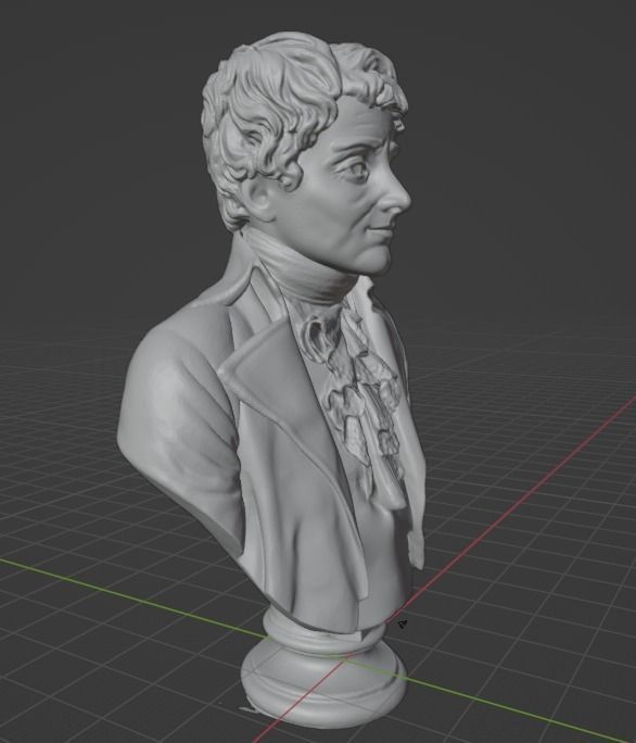Joseph Fourier 3D print model_19