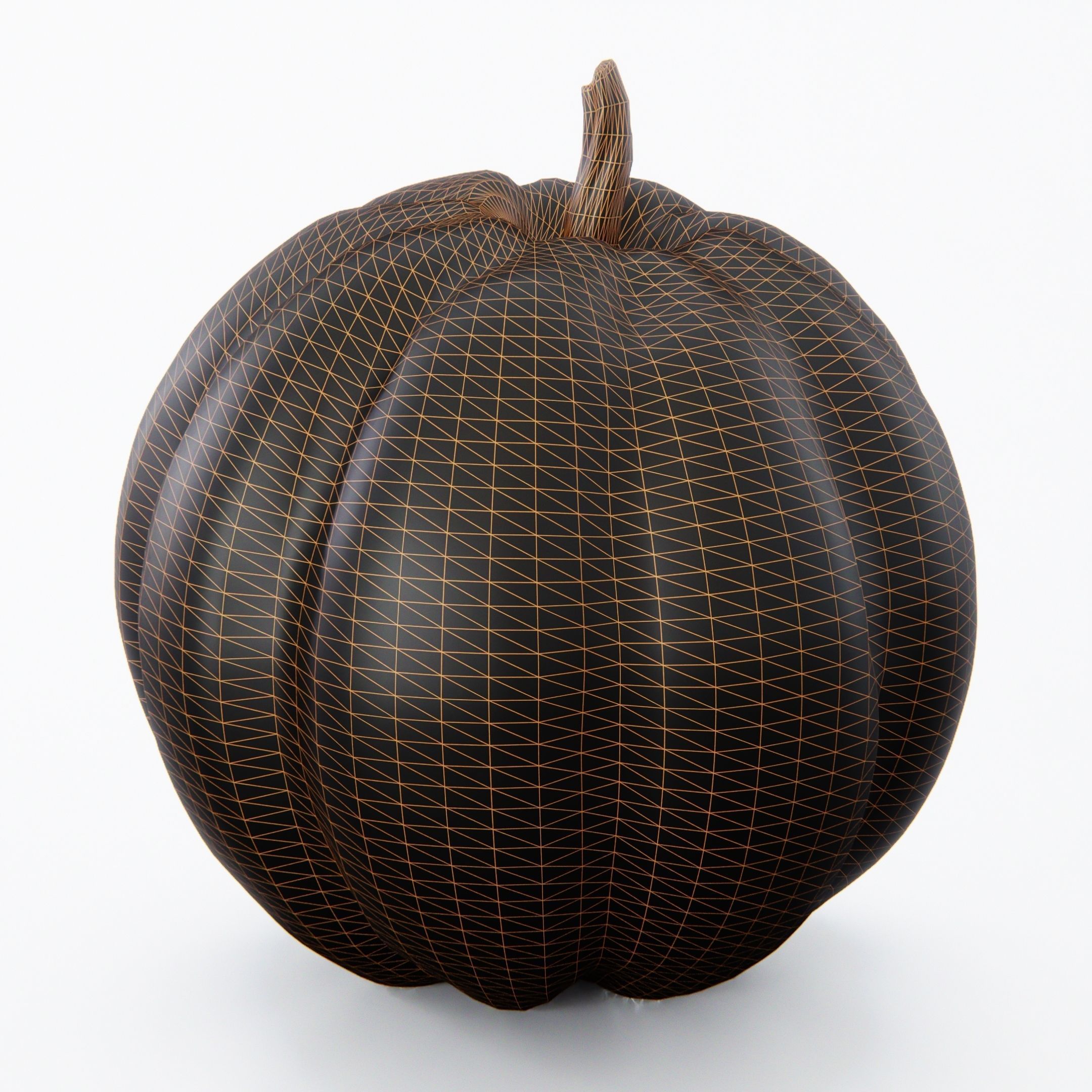 Pumpkin Pack Low-poly 3D model_7