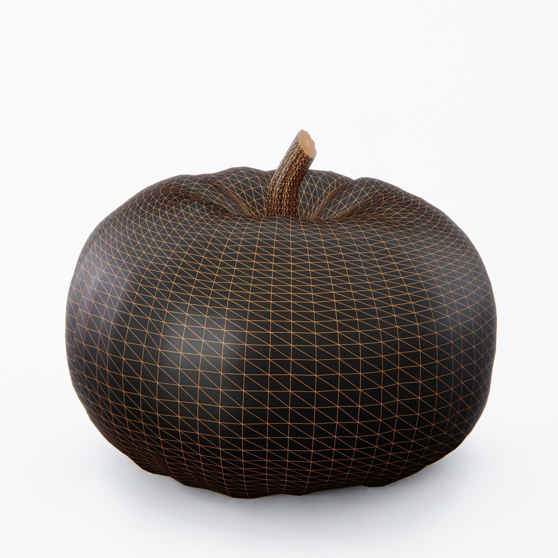 Pumpkin Pack Low-poly 3D model_9