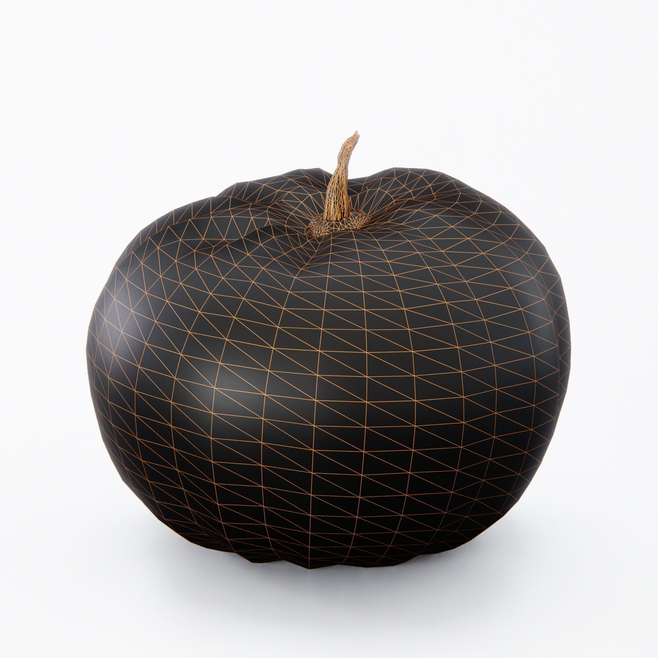 Pumpkin Pack Low-poly 3D model_5