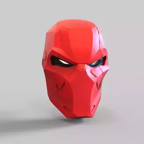 Red Hood Gotham Knights Metal Cyber Wearable Helmet 3D print model