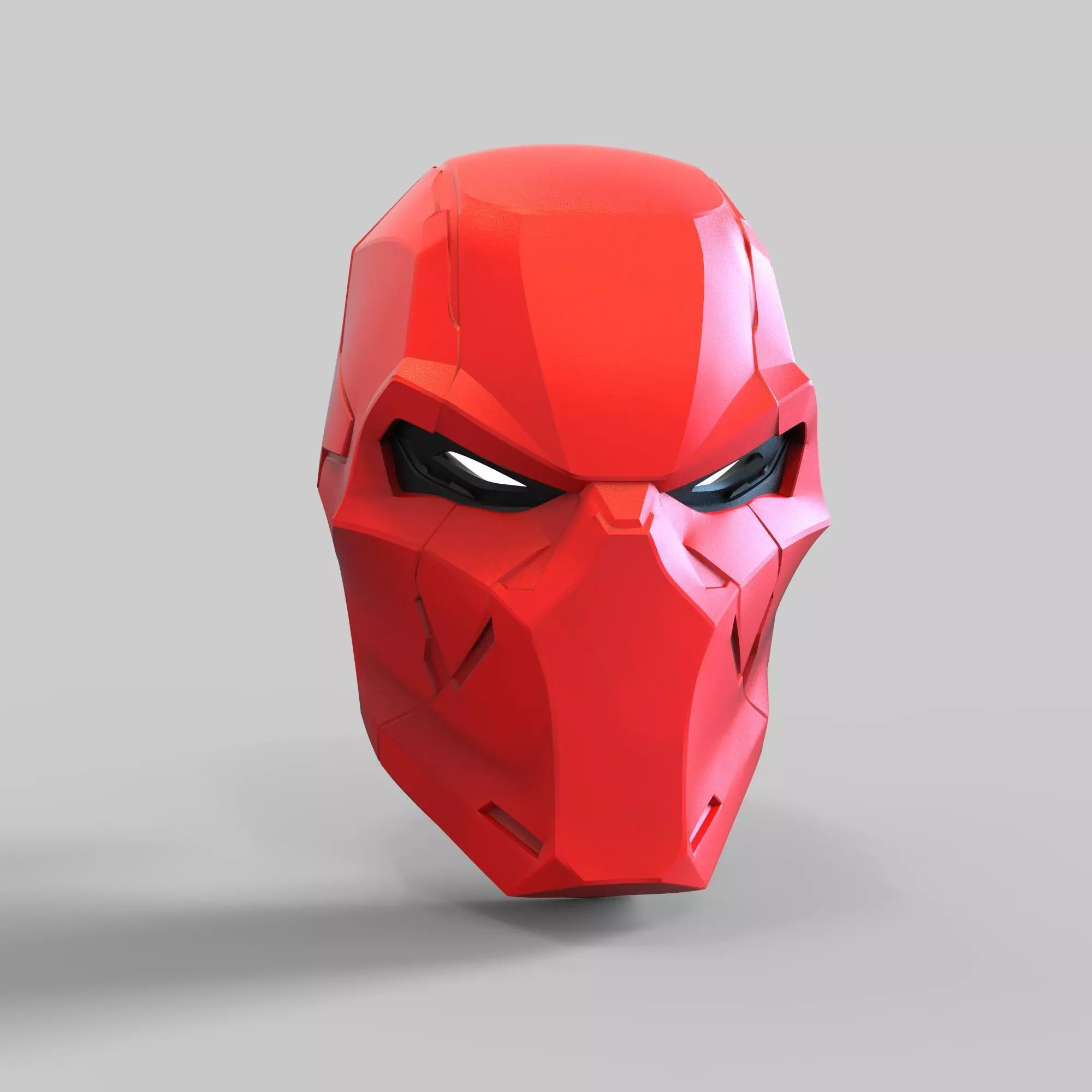 Red Hood Gotham Knights Metal Cyber Wearable Helmet 3D print model