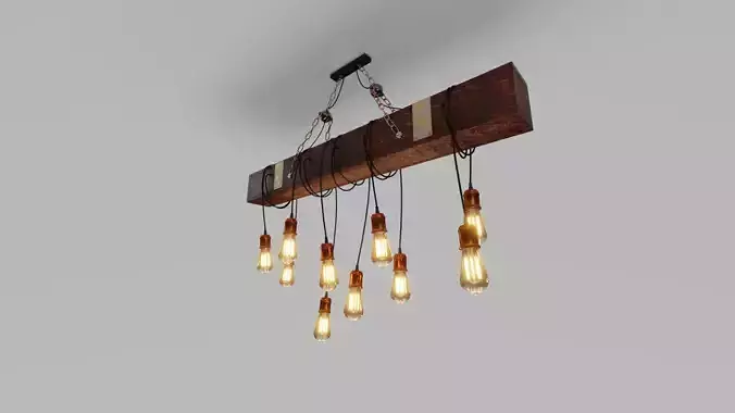 Wooden Chandelier