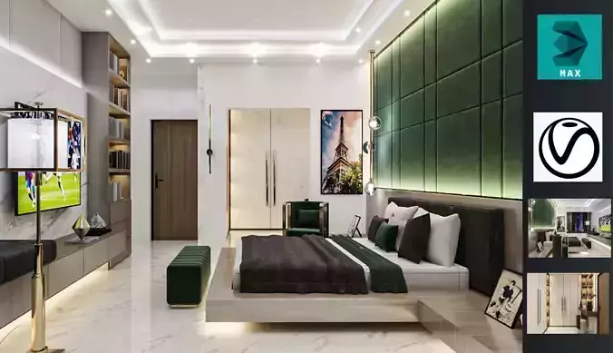 Bedroom  modern 03