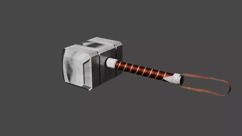 THOR HAMMER 3D print model_0