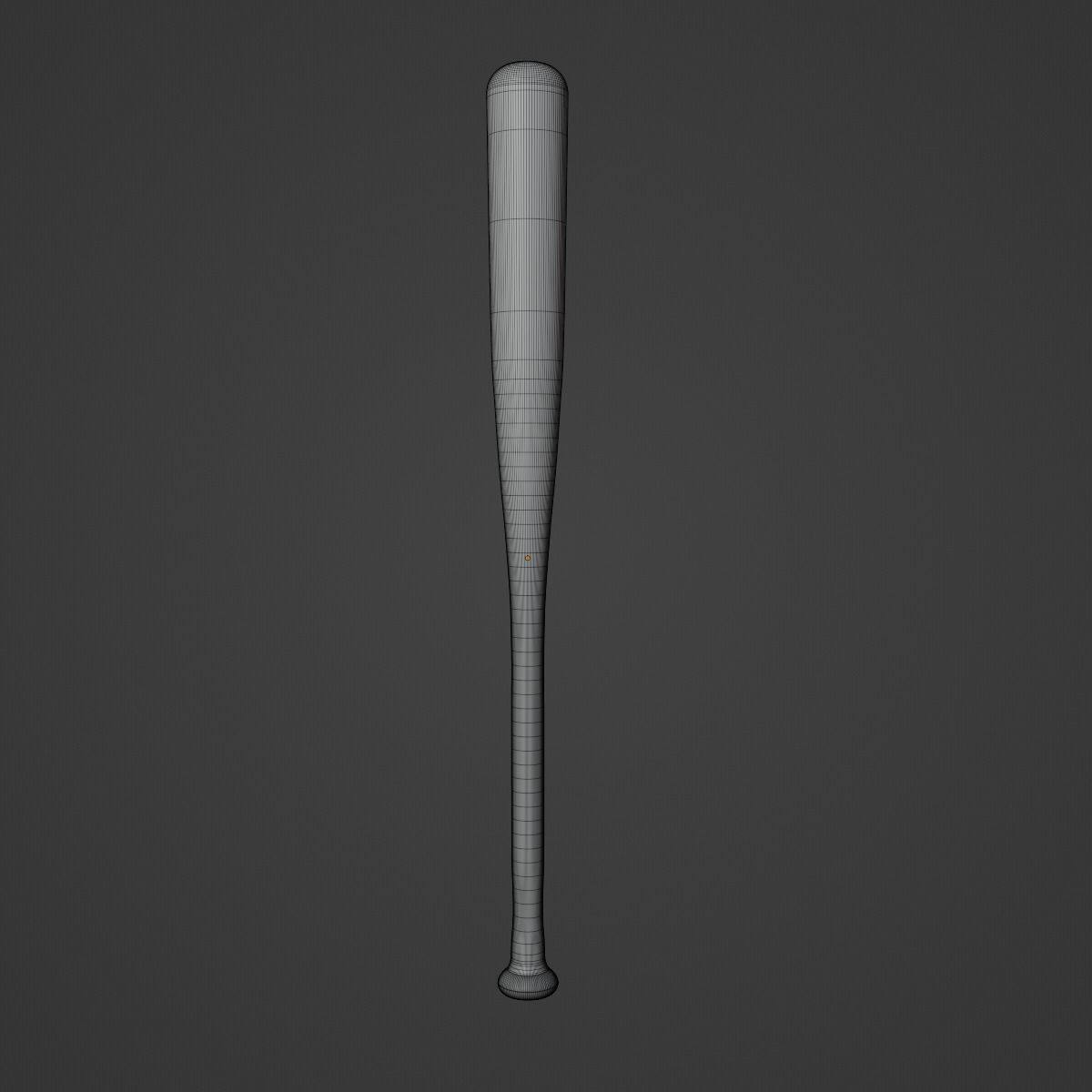 Baseball Bat Low-poly 3D model_8