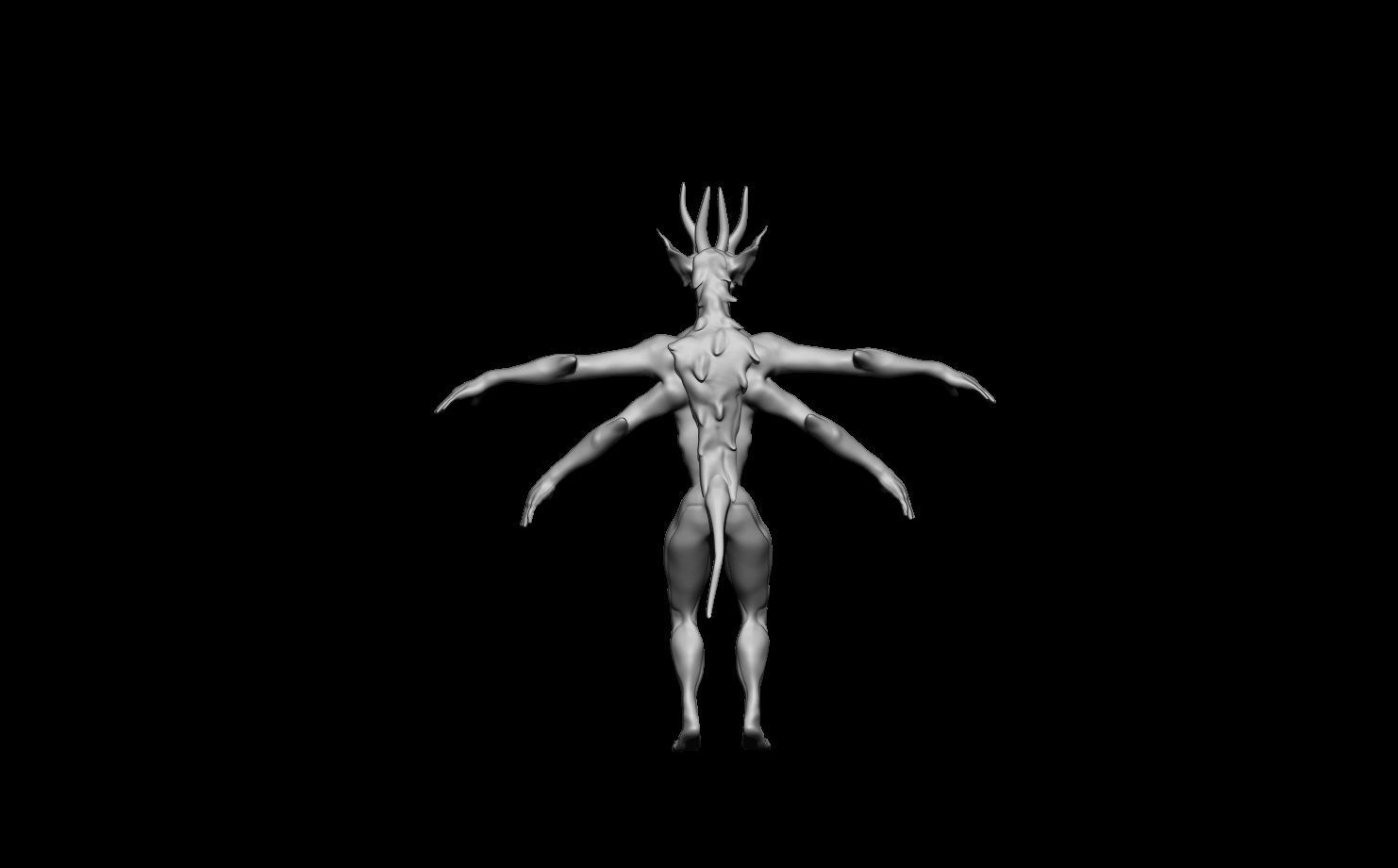 Gargola x-ray demon 3D model_1